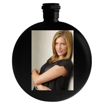 Tricia Helfer Round Flask