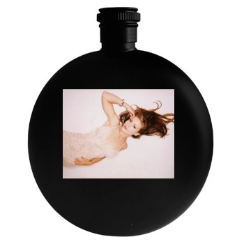 Alyssa Milano Round Flask