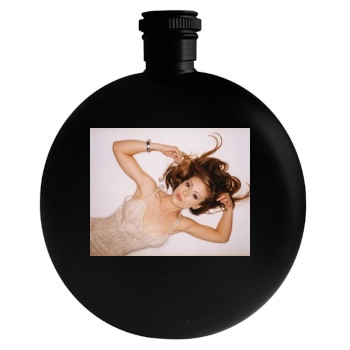 Alyssa Milano Round Flask