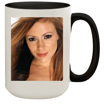 Alyssa Milano 15oz Colored Inner & Handle Mug