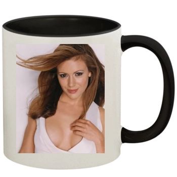 Alyssa Milano 11oz Colored Inner & Handle Mug