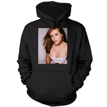 Alyssa Milano Mens Pullover Hoodie Sweatshirt