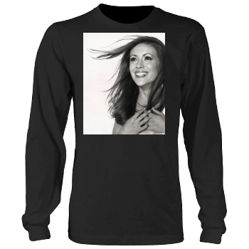 Alyssa Milano Men's Heavy Long Sleeve TShirt