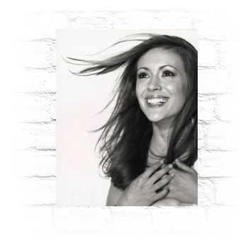 Alyssa Milano Metal Wall Art