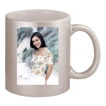 Alyssa Milano 11oz Metallic Silver Mug