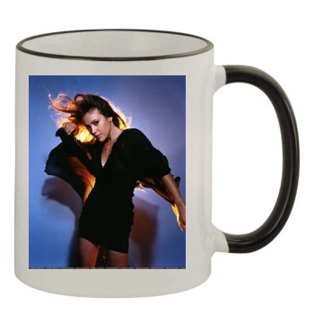 Alyssa Milano 11oz Colored Rim & Handle Mug