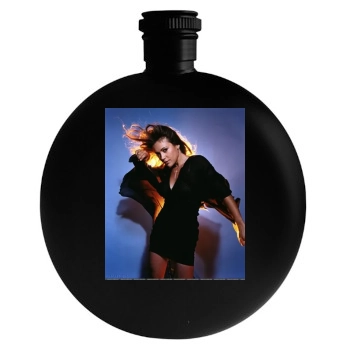 Alyssa Milano Round Flask