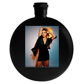 Alyssa Milano Round Flask