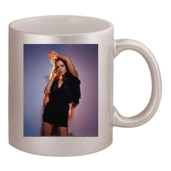 Alyssa Milano 11oz Metallic Silver Mug