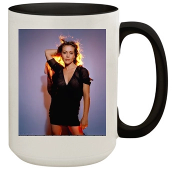 Alyssa Milano 15oz Colored Inner & Handle Mug