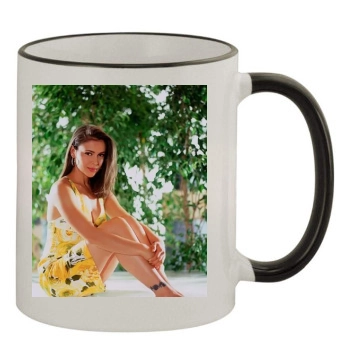 Alyssa Milano 11oz Colored Rim & Handle Mug