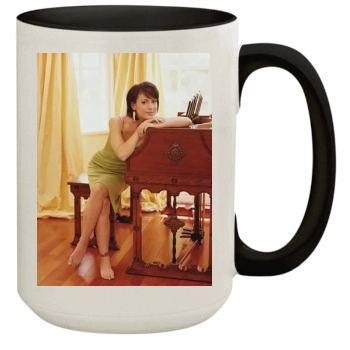 Alyssa Milano 15oz Colored Inner & Handle Mug