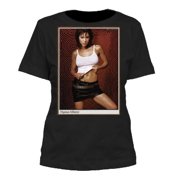 Alyssa Milano Women's Cut T-Shirt