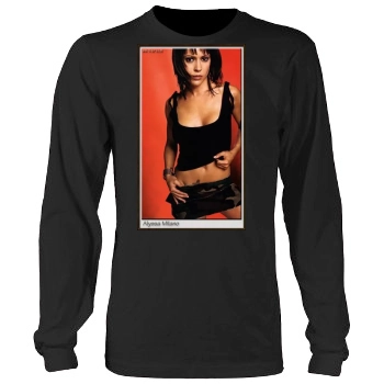 Alyssa Milano Men's Heavy Long Sleeve TShirt