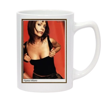 Alyssa Milano 14oz White Statesman Mug