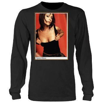 Alyssa Milano Men's Heavy Long Sleeve TShirt