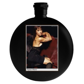 Alyssa Milano Round Flask