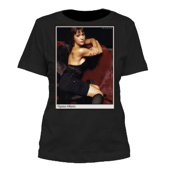 Alyssa Milano Women's Cut T-Shirt