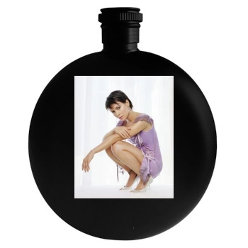 Alyssa Milano Round Flask