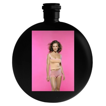 Alyssa Milano Round Flask