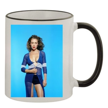 Alyssa Milano 11oz Colored Rim & Handle Mug