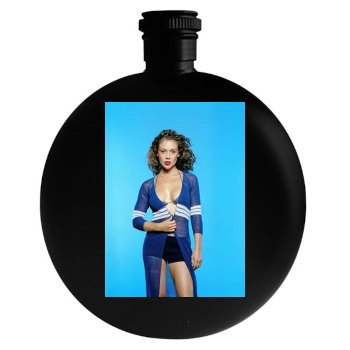 Alyssa Milano Round Flask