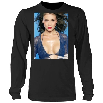 Alyssa Milano Men's Heavy Long Sleeve TShirt