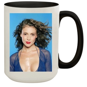 Alyssa Milano 15oz Colored Inner & Handle Mug