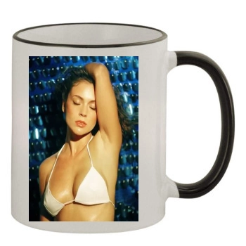 Alyssa Milano 11oz Colored Rim & Handle Mug