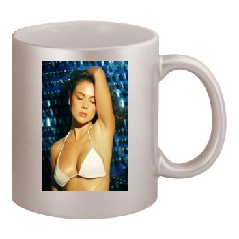 Alyssa Milano 11oz Metallic Silver Mug