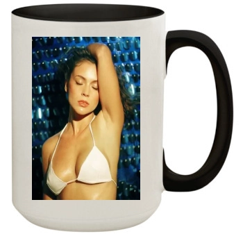 Alyssa Milano 15oz Colored Inner & Handle Mug