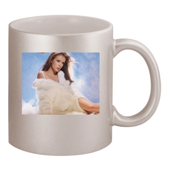 Alyssa Milano 11oz Metallic Silver Mug