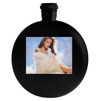 Alyssa Milano Round Flask