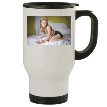 Amber Heard Stainless Steel Travel Mug