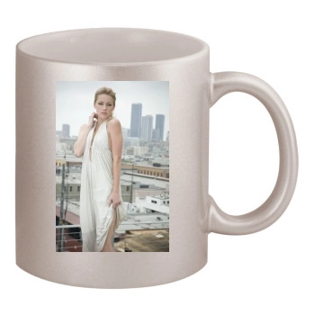 Amber Heard 11oz Metallic Silver Mug