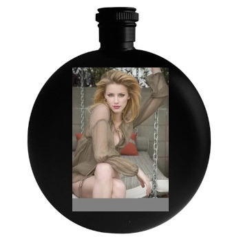 Amber Heard Round Flask