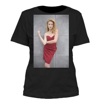 Amber Heard Women's Cut T-Shirt