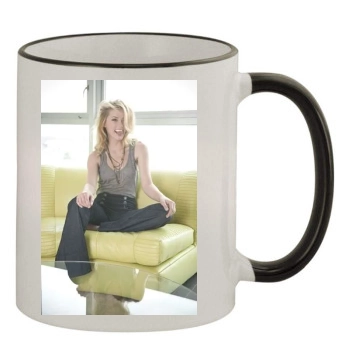 Amber Heard 11oz Colored Rim & Handle Mug