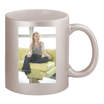 Amber Heard 11oz Metallic Silver Mug