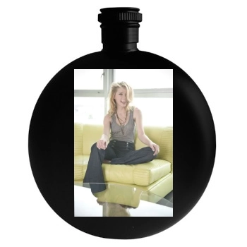 Amber Heard Round Flask