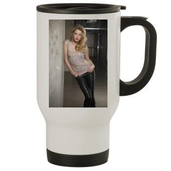 Amber Heard Stainless Steel Travel Mug