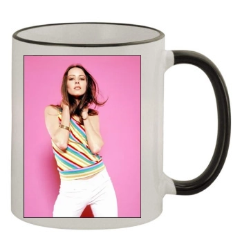 Amy Acker 11oz Colored Rim & Handle Mug