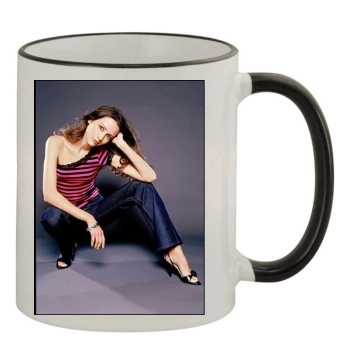 Amy Acker 11oz Colored Rim & Handle Mug