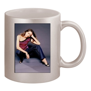 Amy Acker 11oz Metallic Silver Mug