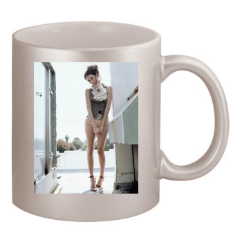 Amy Acker 11oz Metallic Silver Mug