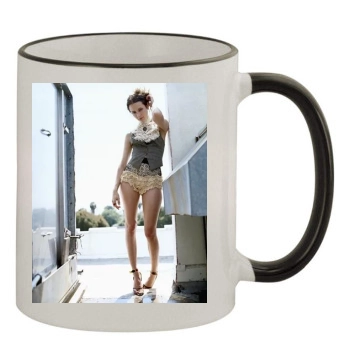 Amy Acker 11oz Colored Rim & Handle Mug