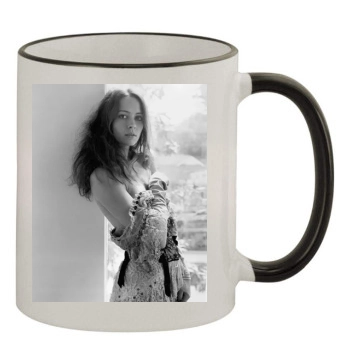 Amy Acker 11oz Colored Rim & Handle Mug