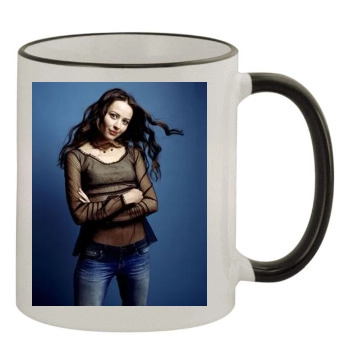 Amy Acker 11oz Colored Rim & Handle Mug