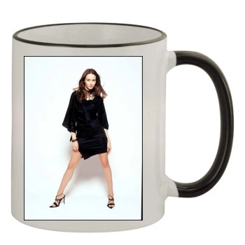 Amy Acker 11oz Colored Rim & Handle Mug