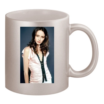 Amy Acker 11oz Metallic Silver Mug